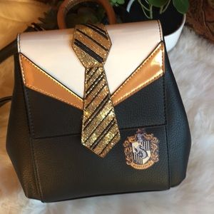 Harry Patter Mini Backpack Uniform Women Bag Purse Small Hufflepuff